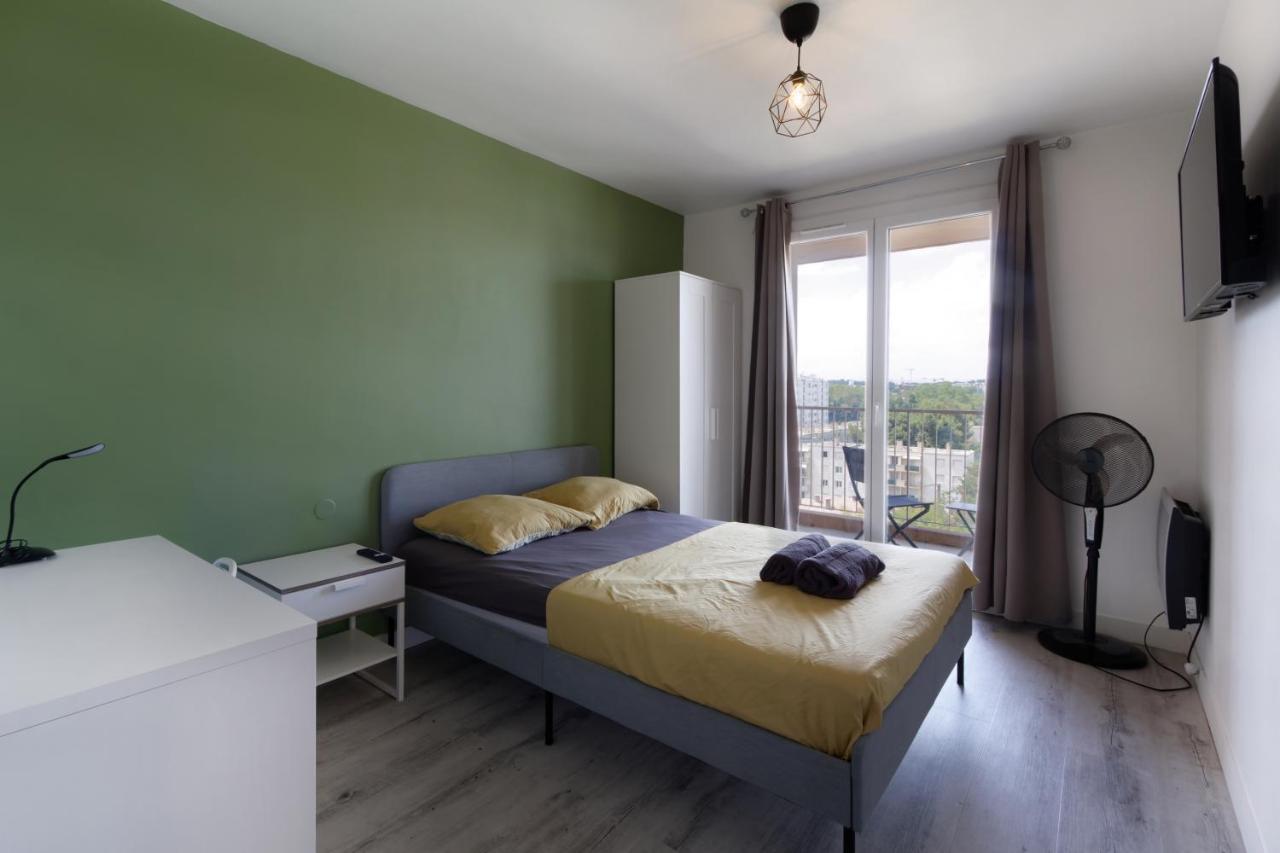 Le Beaulieu * Appartement 4 Chambres * 8Pers * Clim * Parking * Balcon Montpellier Exterior photo